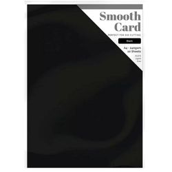Smooth cardstock A4 - Black (10 st)