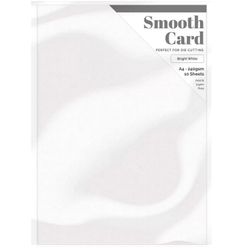 Smooth cardstock A4 - Bright white (10 st)