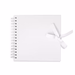 Scrapbook 20 cm - vit