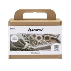 Mini DIY kit makramé - Servettringar