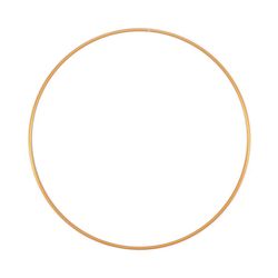 Metallring 25 cm - guld