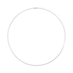 Metallring 25 cm - silver