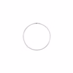 Metallring 10 cm - silver