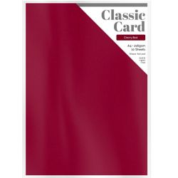 Classic cardstock A4 - Cherry red (10 st)