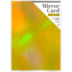 Mirror card A4 - Iridescent - Inca Gold (5 st)