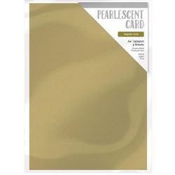Pearlescent card A4 - Majestic Gold (5 st)