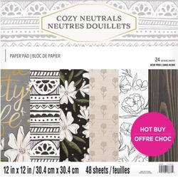 Papper 30 x 30 cm - Cozy Neutrals