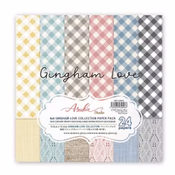 Papper 15 x 15 cm - Gingham Love