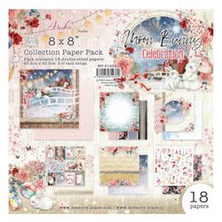 Papper 20 x 20 cm - Moon Bunny