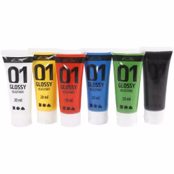 Akrylfärg set - blank (6 x 20 ml)
