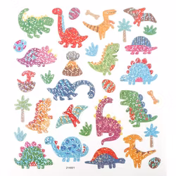 Stickers - Glada dinosaurer