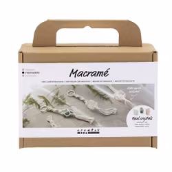 Mini DIY kit makramé - Nyckelringar