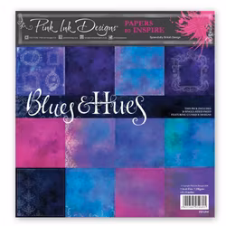Papper 20 x 20 cm - Blues and Hues