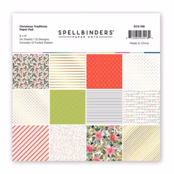 Papper 15 x 15 cm - Christmas Traditions