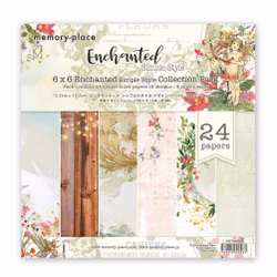 Papper 15 x 15 cm - Enchanted Simple Style