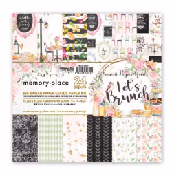 Papper 15 x 15 cm - Let's Brunch