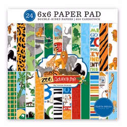 Papper 15 x 15 cm - Zoo Adventure