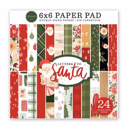 Papper 15 x 15 cm - Letters to Santa