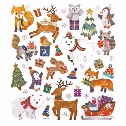 Stickers - Vinterdjur