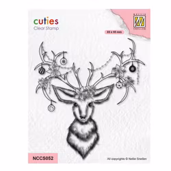 Clear stamp - Christmas Reindeer