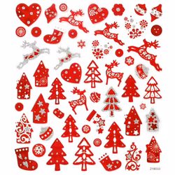 Stickers - Röd jul