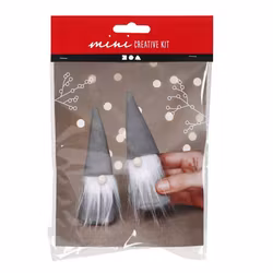 Mini DIY kit - Grå tomtenissar