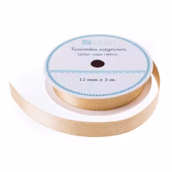 Glitterband 12 mm - guld (3 m)