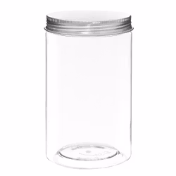 Plastburk med aluminiumlock