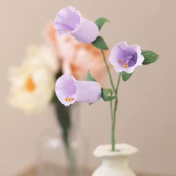 Gratis mall & instruktion - Klockformade blommor