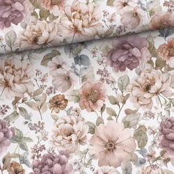 Bomullsväv Blomsterdröm