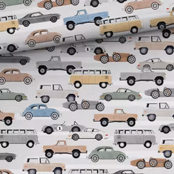 Bomullsjersey Nostalgibilar