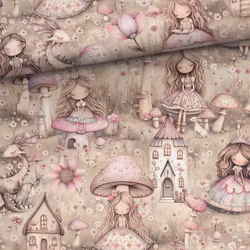 Bomullsjersey Sagoskogen