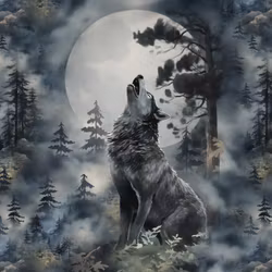 Joggingtyg Månskensvarg (55 x 75 cm)