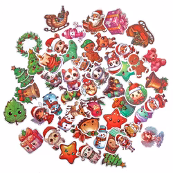 Vinylstickers - Glada julfigurer