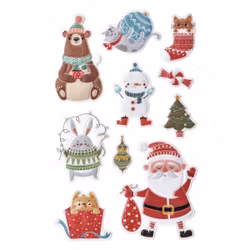 3D Stickers - Julfigurer