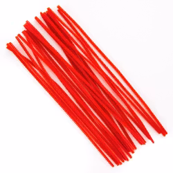 Piprensare 4 mm - Röd (25 st)