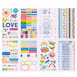 Stickersbok - Blooming wild (8 ark)