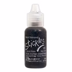 Stickles glitterlim - Black diamond (18 ml)