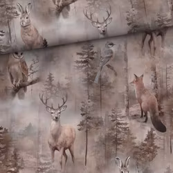 Bambuväv Dimmiga skogen