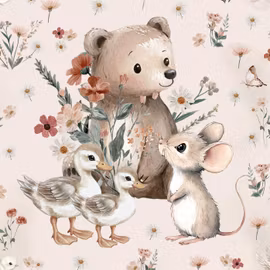 Joggingtyg - Ängsdjur (40 x 50 cm)