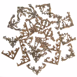 Hörnstickers - Vintage brun