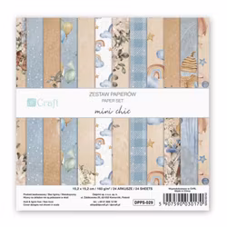 Papper 15 x 15 cm - Mini chic (24 ark)