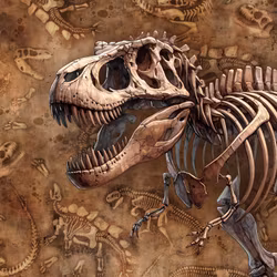 Joggingtyg - Dinofossil (55 x 75 cm)