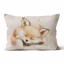 Bomullsväv Lilla räv (60 x 40 cm)