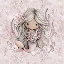 Joggingtyg - Havsprinsessan (40 x 50 cm)