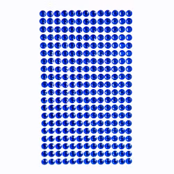 Strasstenar 6 mm - Royalblå