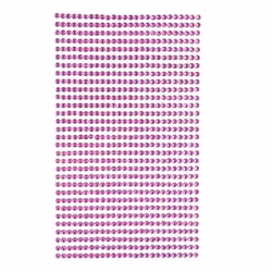 Strasstenar 3 mm - Mellanrosa