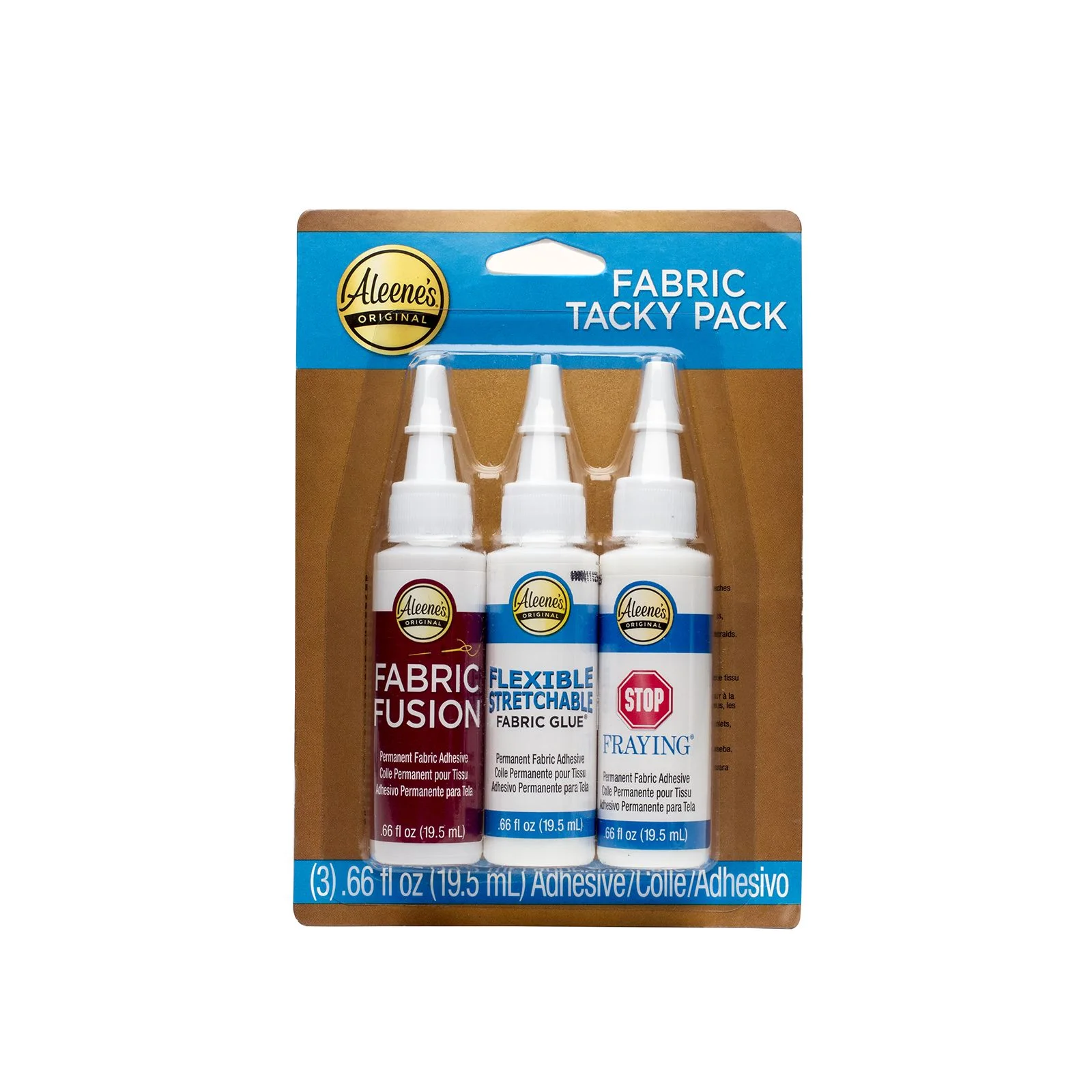 Tacky Glue - Fabric pack (3 x 19,5 ml)