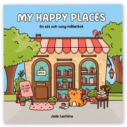 Målarbok - My happy places