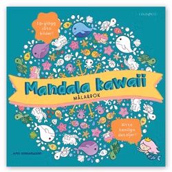 Målarbok - Mandala kawaii